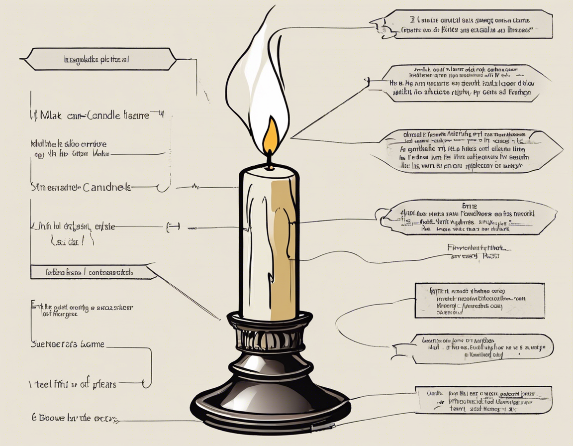 Anatomy Of A Candle Flame: Labeled Diagram - Smallwritingdesk.com